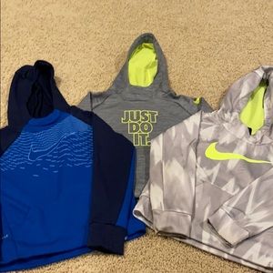 Bundle of three, Nike hoodie sweatshirts, size 4T